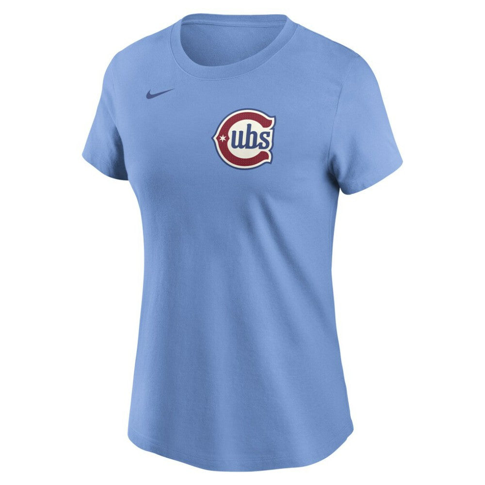Shōta Imanaga Chicago Cubs Nike Women's Cooperstown Collection Fuse Name & Number T-Shirt - Light Blue T-shirts