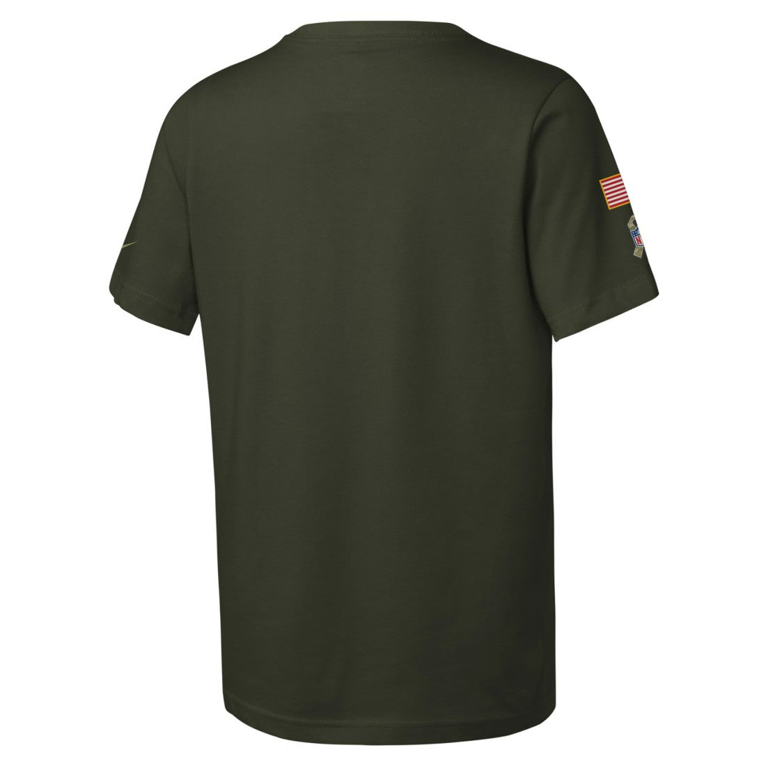 Houston Texans Youth 2025 Salute to Service Sideline Dri-FIT T-Shirt - Olive T-shirts