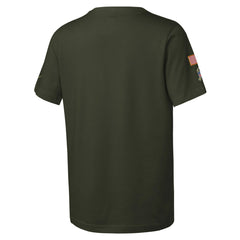 Houston Texans Youth 2025 Salute to Service Sideline Dri-FIT T-Shirt - Olive T-shirts