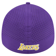 Los Angeles Lakers Featherweight Poly Rope Flex 39Thirty Hat Purple - New Era