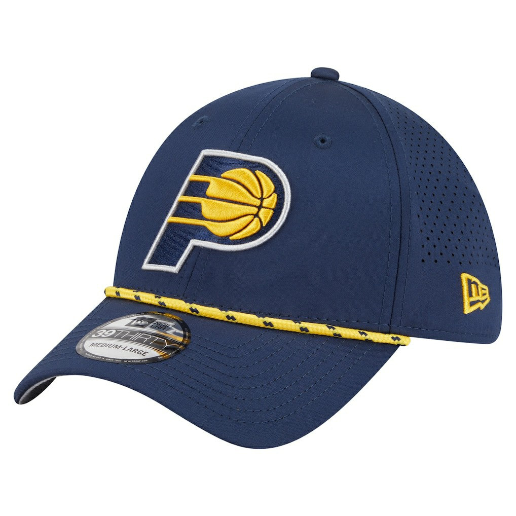 Indiana Pacers Featherweight Poly Rope Flex 39Thirty Hat Navy - New Era