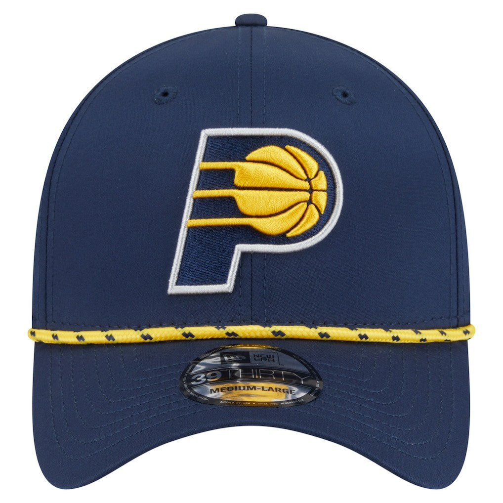 Indiana Pacers Featherweight Poly Rope Flex 39Thirty Hat Navy - New Era