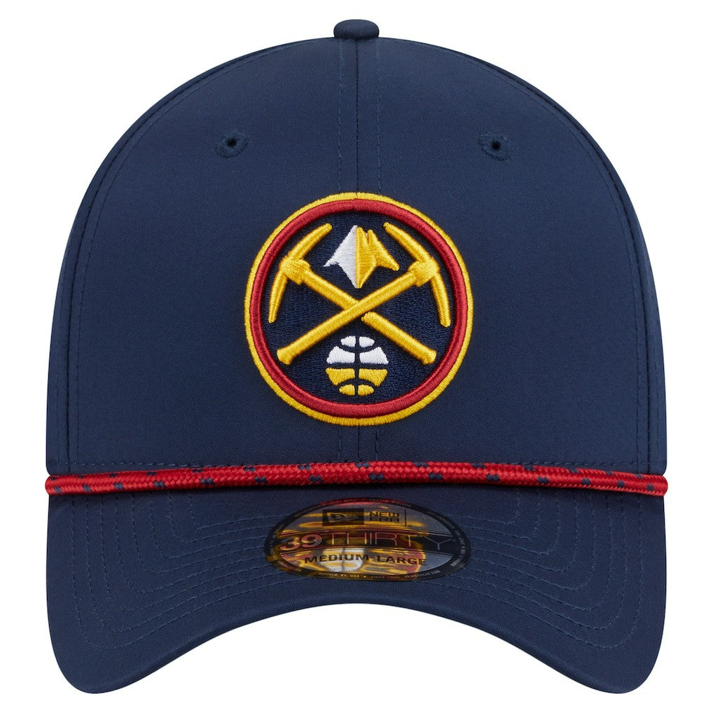 Denver Nuggets Featherweight Poly Rope Flex 39Thirty Hat Navy - New Era