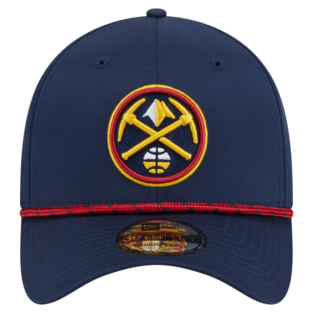 Denver Nuggets Featherweight Poly Rope Flex 39Thirty Hat Navy - New Era