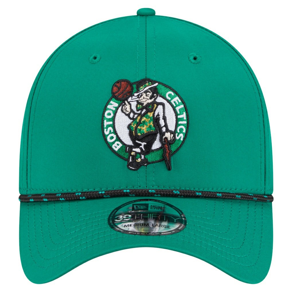 Boston Celtics Featherweight Poly Rope Flex 39Thirty Hat Kelly Green - New Era