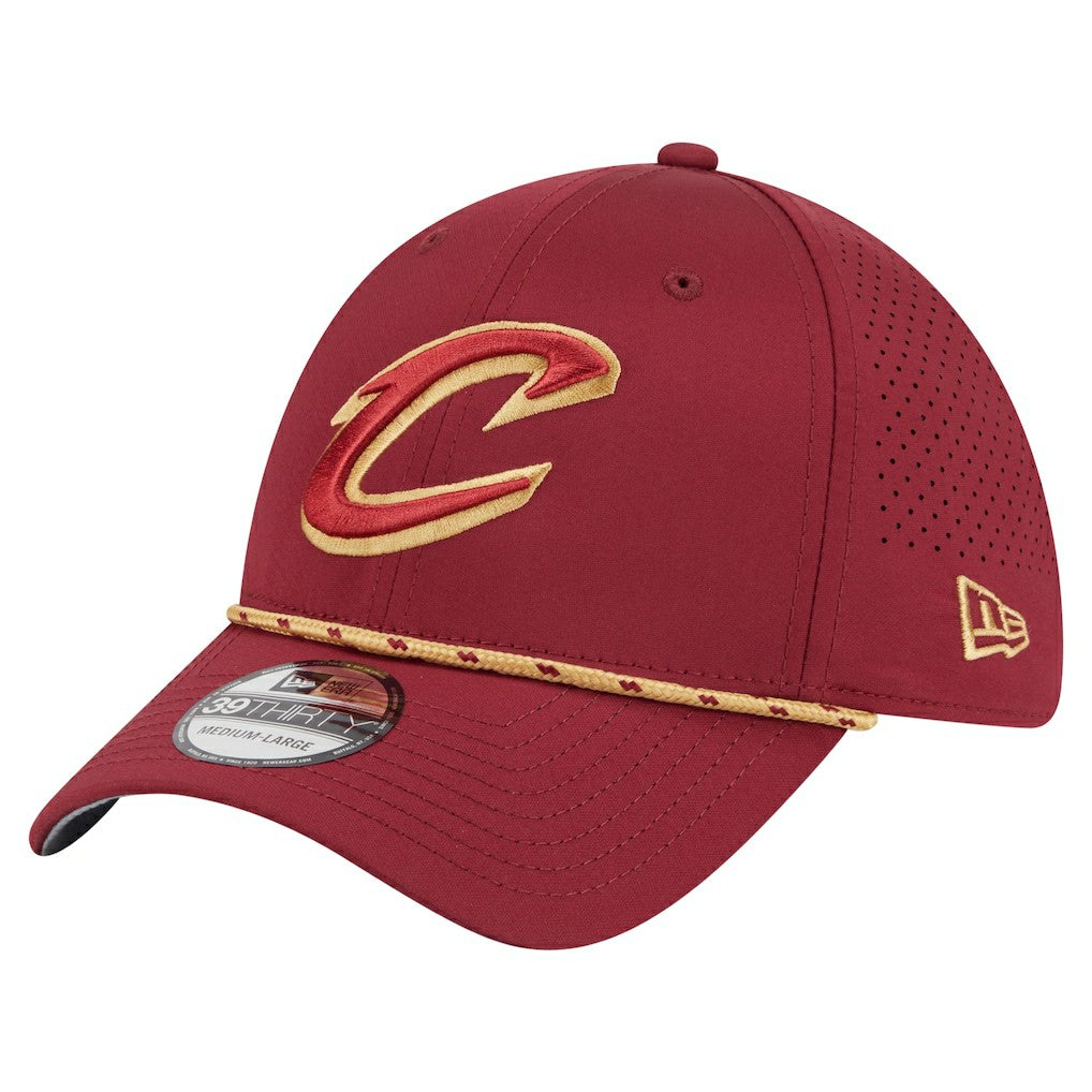 Cleveland Cavaliers Featherweight Poly Rope Flex 39Thirty Hat Wine - New Era