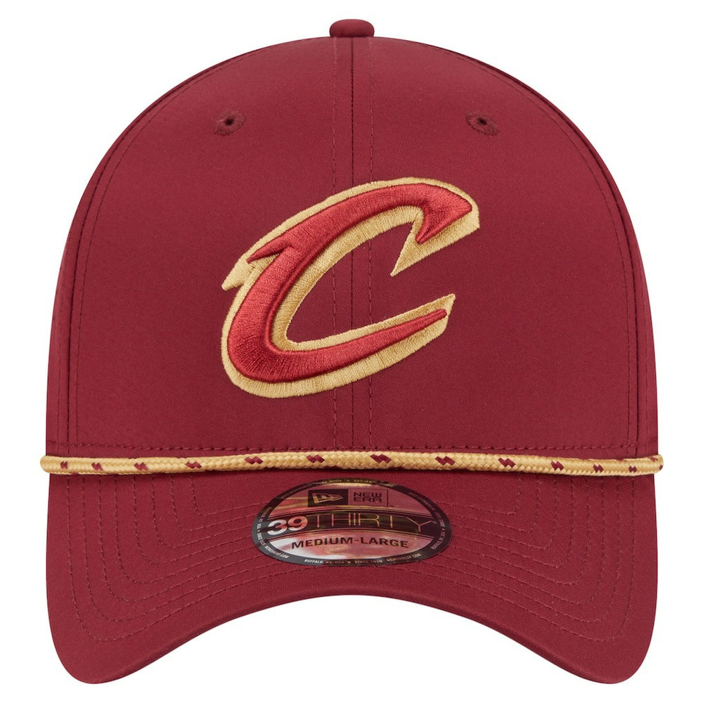 Cleveland Cavaliers Featherweight Poly Rope Flex 39Thirty Hat Wine - New Era