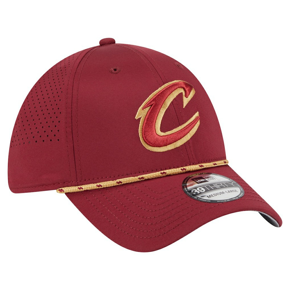 Cleveland Cavaliers Featherweight Poly Rope Flex 39Thirty Hat Wine - New Era