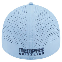 Memphis Grizzlies Featherweight Poly Rope Flex 39Thirty Hat Light Blue - New Era