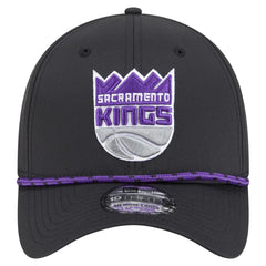 Sacramento Kings Featherweight Poly Rope Flex 39Thirty Hat Black - New Era