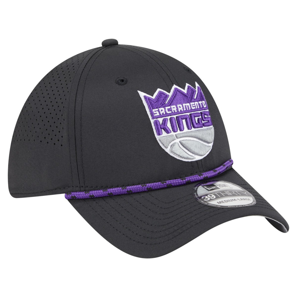 Sacramento Kings Featherweight Poly Rope Flex 39Thirty Hat Black - New Era