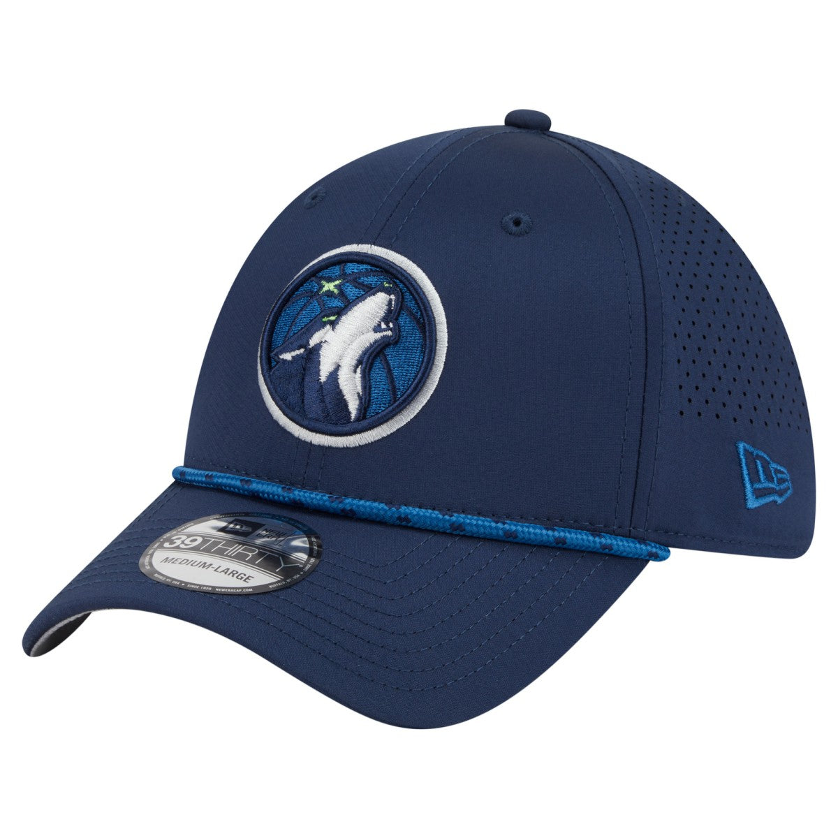 Minnesota Timberwolves Featherweight Poly Rope Flex 39Thirty Hat Navy - New Era outlet