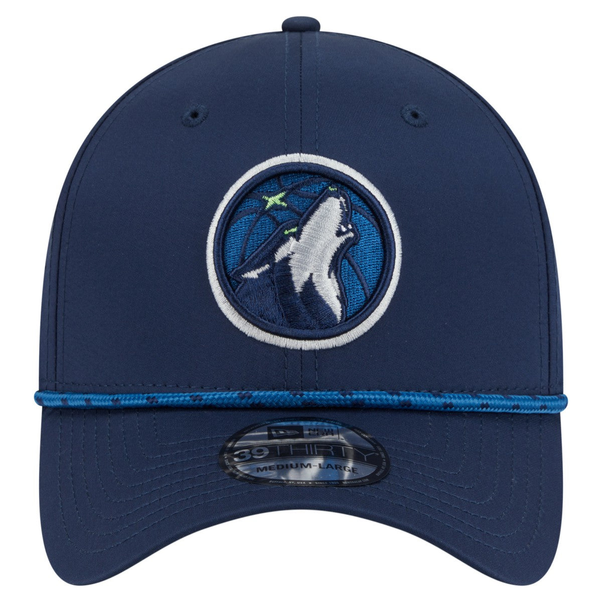 Minnesota Timberwolves Featherweight Poly Rope Flex 39Thirty Hat Navy - New Era outlet
