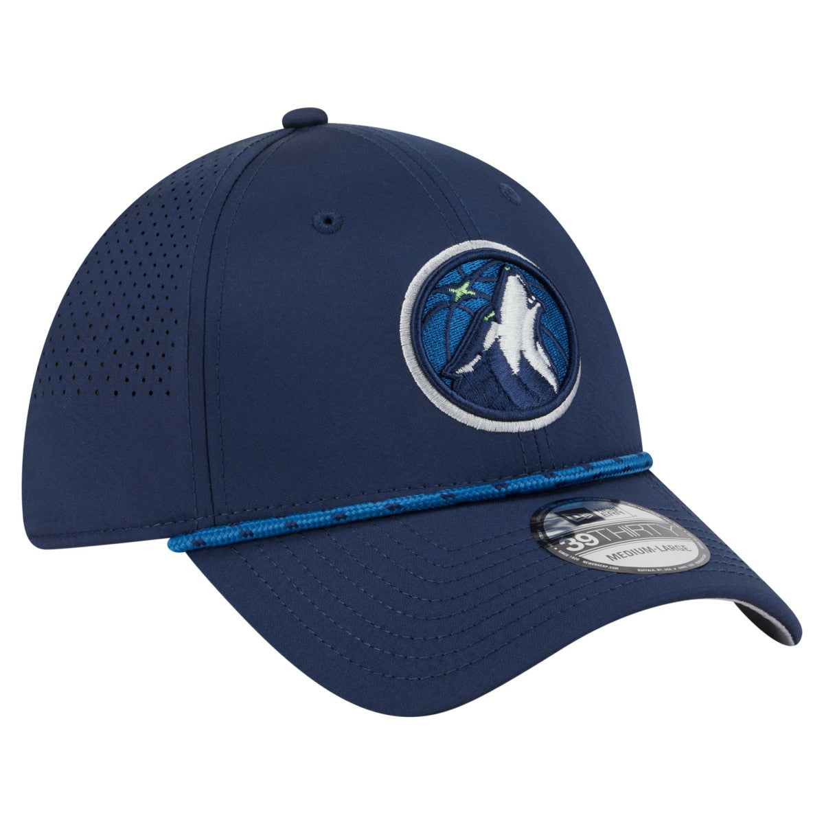 Minnesota Timberwolves Featherweight Poly Rope Flex 39Thirty Hat Navy - New Era outlet