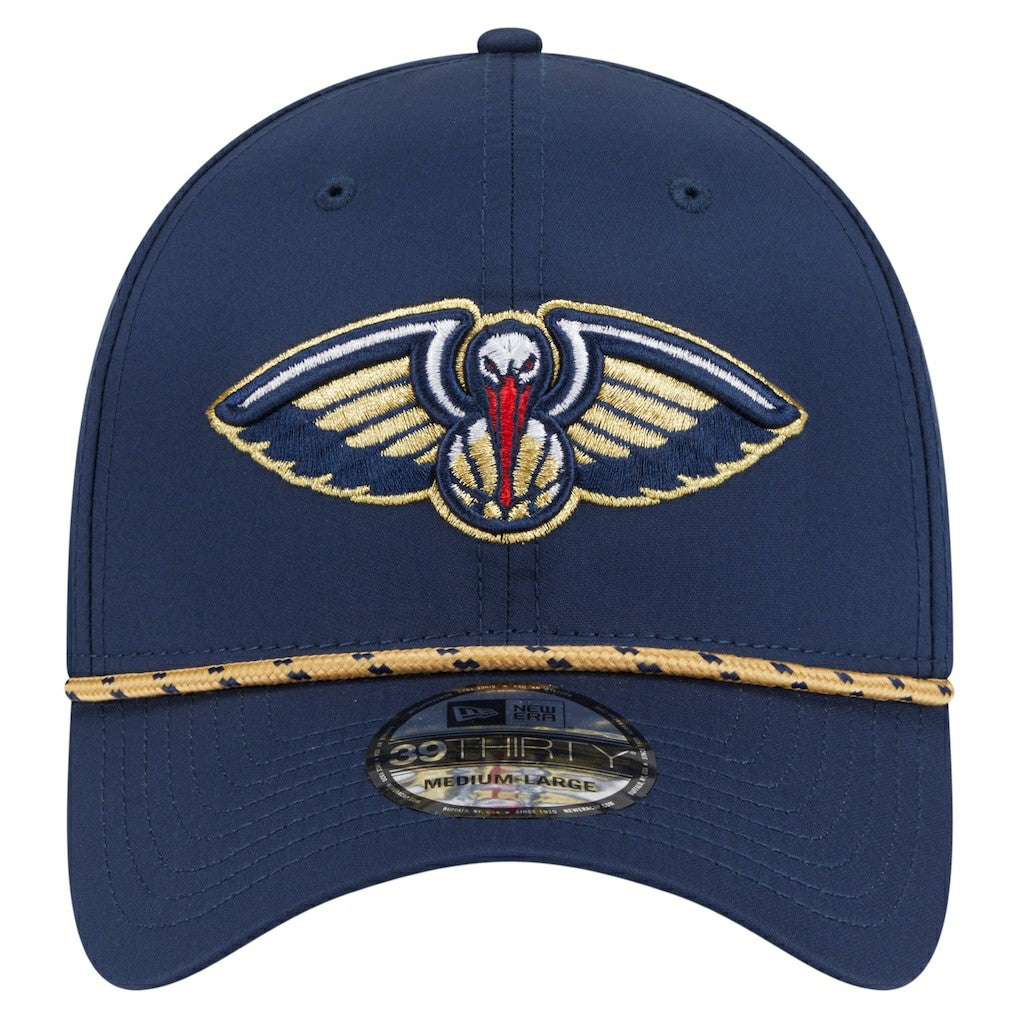 New Orleans Pelicans Featherweight Poly Rope Flex 39Thirty Hat Navy - New Era outlet