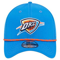 Oklahoma City Thunder Featherweight Poly Rope Flex 39Thirty Hat Blue - New Era