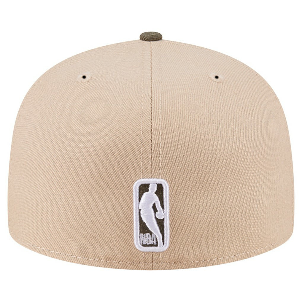 Boston Celtics Color Pack Two-Tone 59FIFTY A-Frame Fitted Hat Tan - New Era