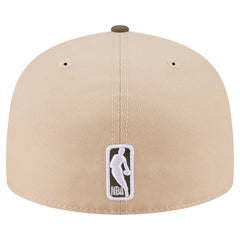 Golden State Warriors Color Pack Two-Tone 59FIFTY A-Frame Fitted Hat Tan - New Era