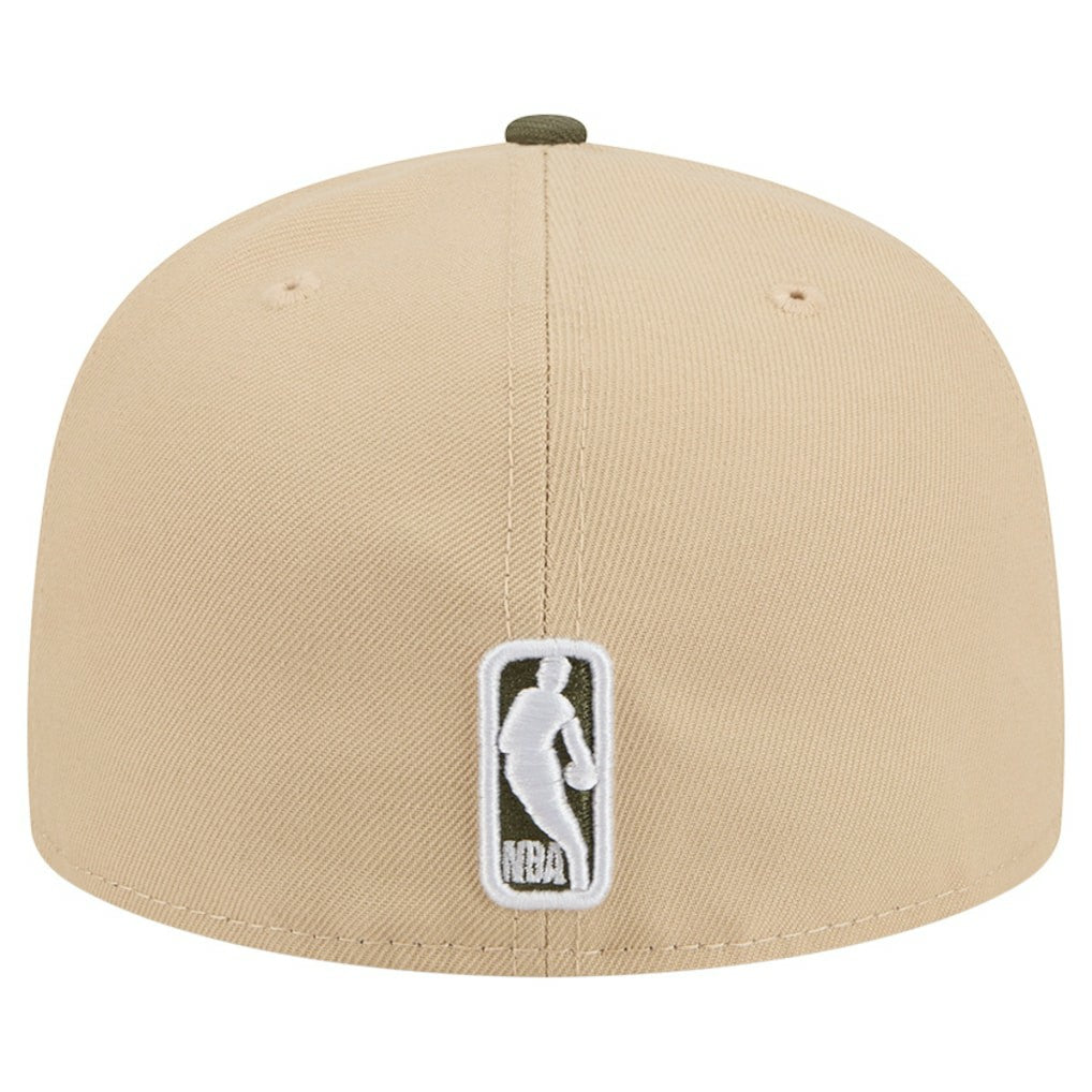 Philadelphia 76ers Color Pack Two-Tone 59FIFTY A-Frame Fitted Hat Tan - New Era