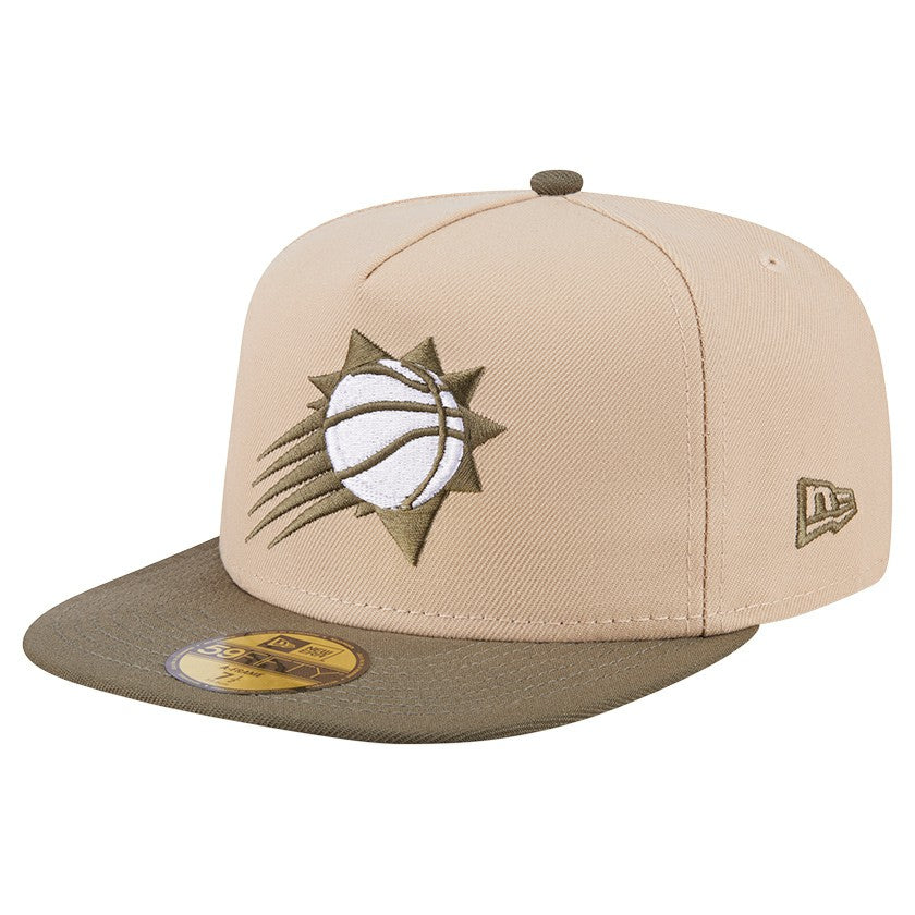 Phoenix Suns Color Pack Two-Tone 59FIFTY A-Frame Fitted Hat Tan - New Era outlet