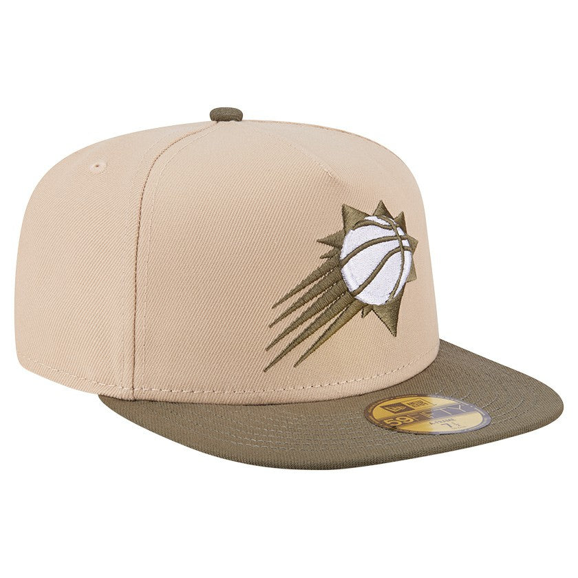 Phoenix Suns Color Pack Two-Tone 59FIFTY A-Frame Fitted Hat Tan - New Era outlet