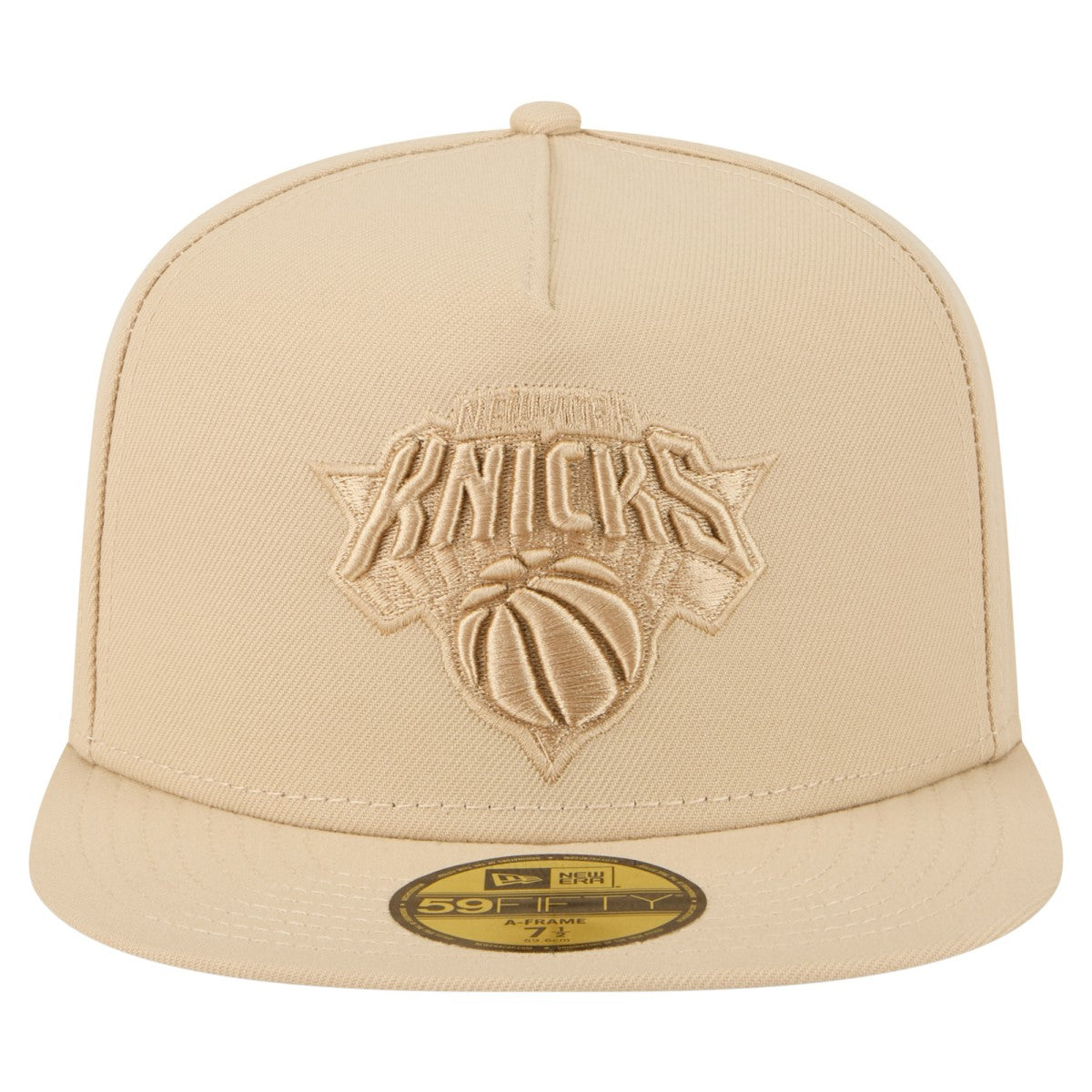 New York Knicks Color Pack A-Frame 59FIFTY Fitted Hat Khaki - New Era