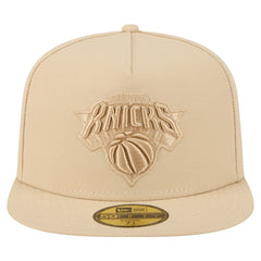 New York Knicks Color Pack A-Frame 59FIFTY Fitted Hat Khaki - New Era
