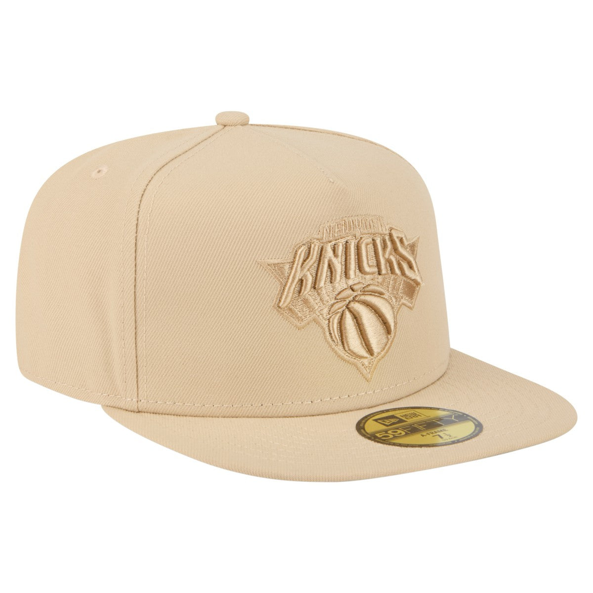 New York Knicks Color Pack A-Frame 59FIFTY Fitted Hat Khaki - New Era