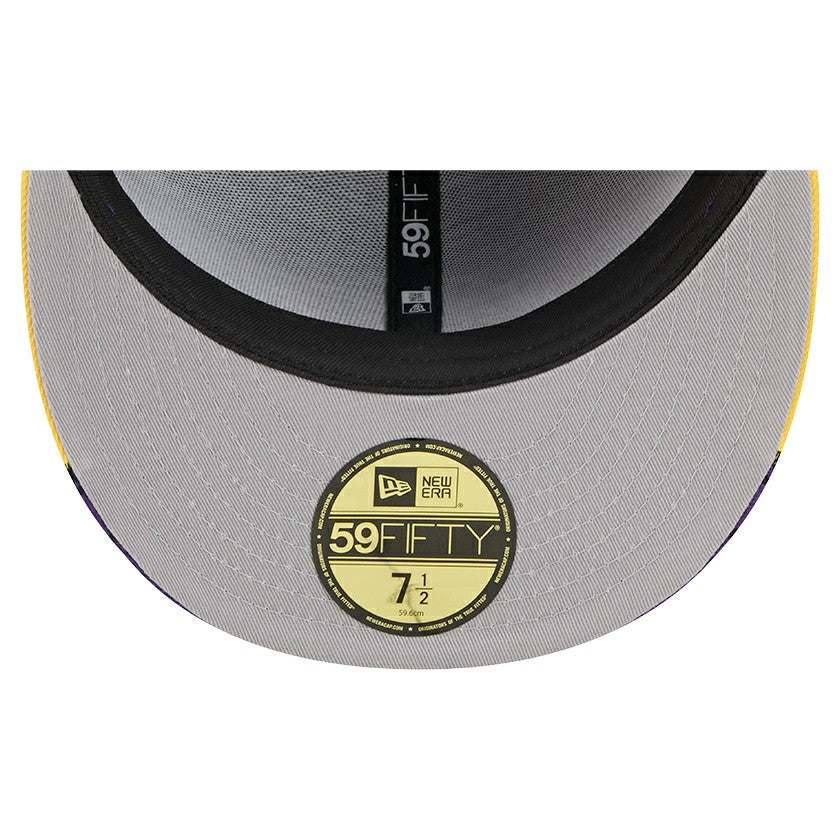 Los Angeles Lakers Break 59FIFTY Fitted Hat Purple/Gold - New Era