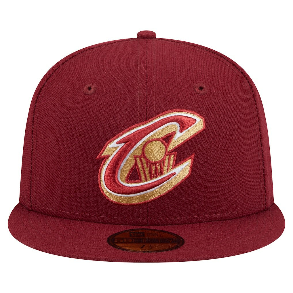 Cleveland Cavaliers Deceptor 59FIFTY Fitted Hat Wine - New Era