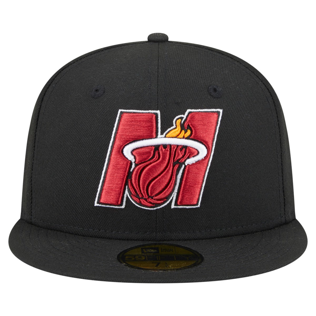 Miami Heat Deceptor 59FIFTY Fitted Hat Black - New Era