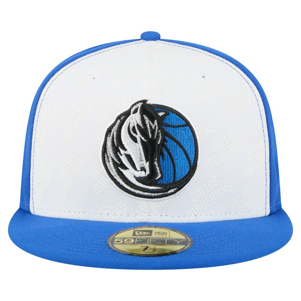 Dallas Mavericks Repeat 59Fifty Fitted Hat White/Blue - New Era outlet