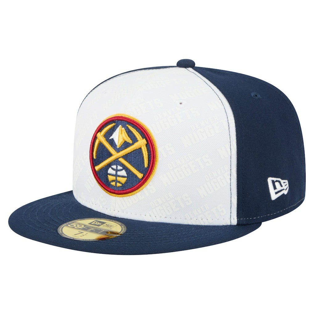 Denver Nuggets Repeat 59Fifty Fitted Hat White/Navy - New Era