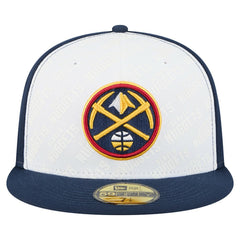 Denver Nuggets Repeat 59Fifty Fitted Hat White/Navy - New Era