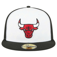 Chicago Bulls Repeat 59Fifty Fitted Hat White/Black - New Era