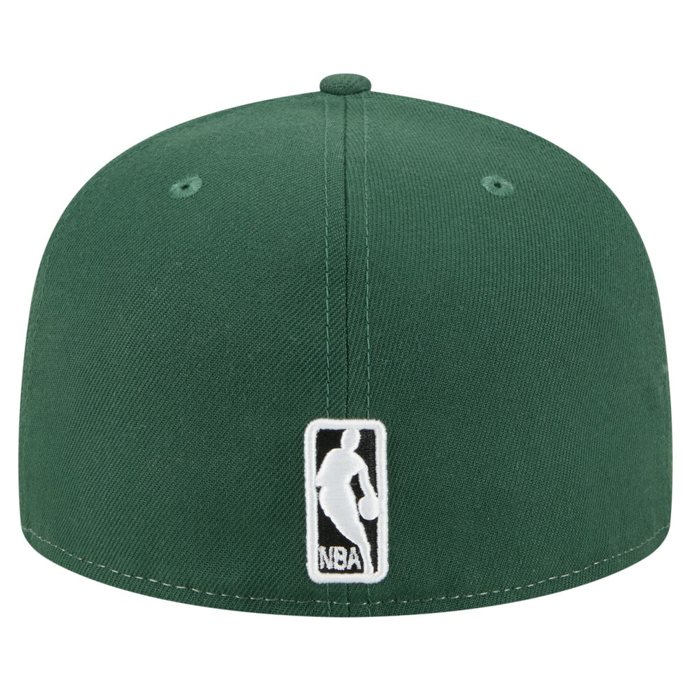Milwaukee Bucks Repeat 59Fifty Fitted Hat White/Hunter Green - New Era