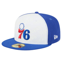 Philadelphia 76ers Repeat 59Fifty Fitted Hat White/Royal - New Era