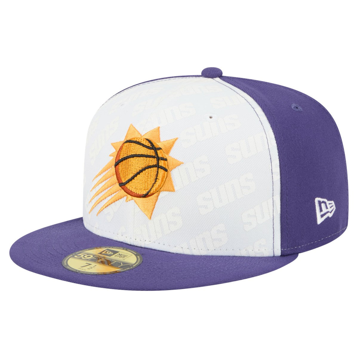 Phoenix Suns Repeat 59Fifty Fitted Hat White/Purple - New Era