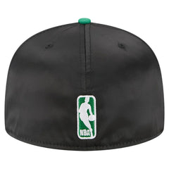 Boston Celtics Satin Two-Tone 59FIFTY Fitted Hat Black/Kelly Green - New Era