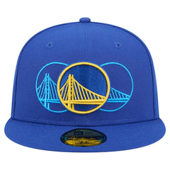 Golden State Warriors Tri-Hit 59Fifty Fitted Hat Royal - New Era