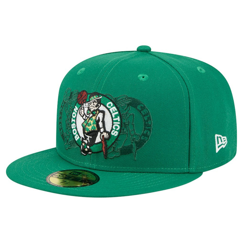 Boston Celtics Tri-Hit 59Fifty Fitted Hat Kelly Green - New Era outlet