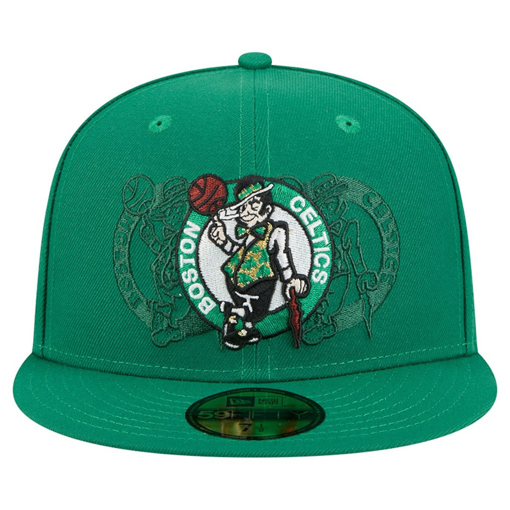 Boston Celtics Tri-Hit 59Fifty Fitted Hat Kelly Green - New Era outlet