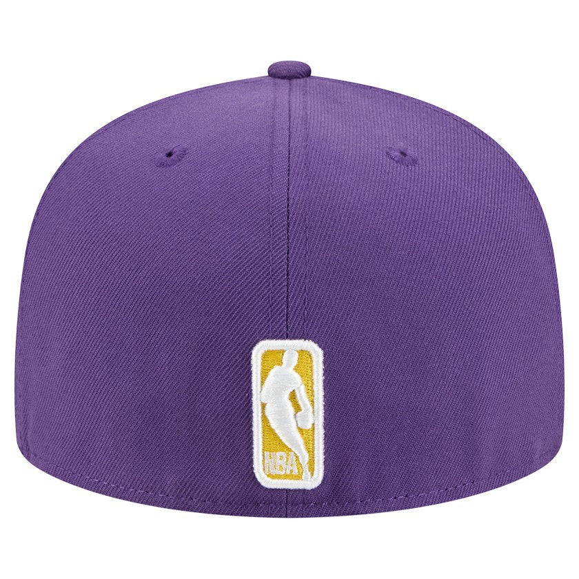Los Angeles Lakers Tri-Hit 59Fifty Fitted Hat Purple - New Era