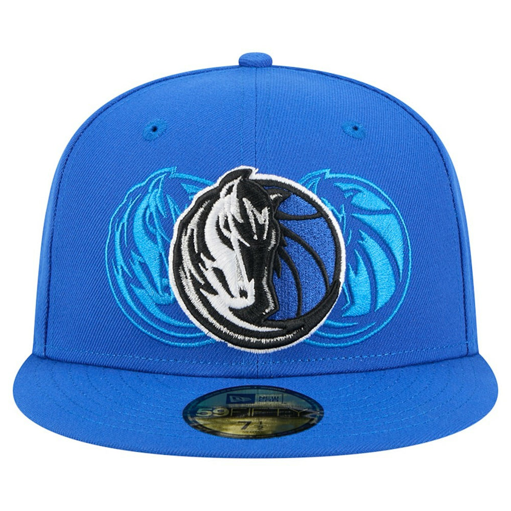 Dallas Mavericks Tri-Hit 59Fifty Fitted Hat Blue - New Era