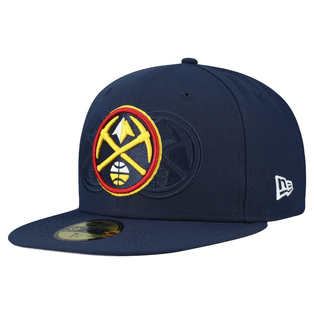 Denver Nuggets Tri-Hit 59Fifty Fitted Hat Navy - New Era