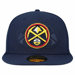 Denver Nuggets Tri-Hit 59Fifty Fitted Hat Navy - New Era