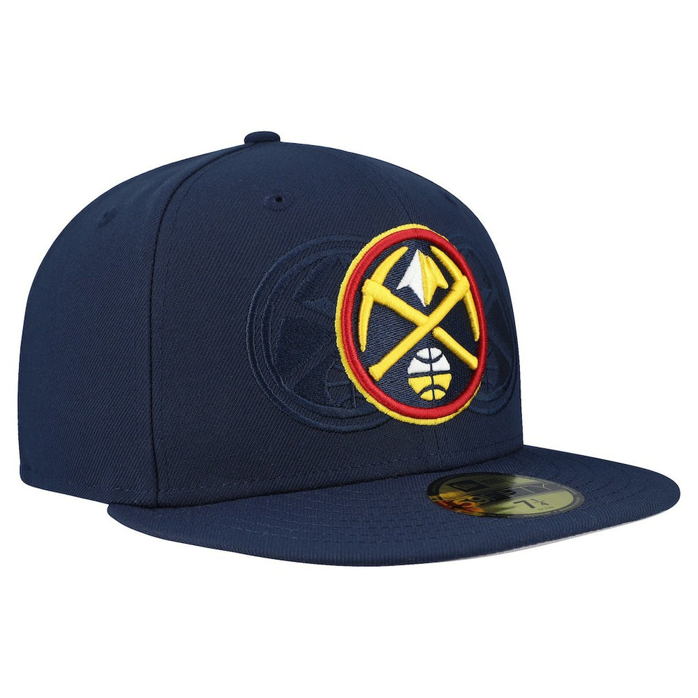 Denver Nuggets Tri-Hit 59Fifty Fitted Hat Navy - New Era