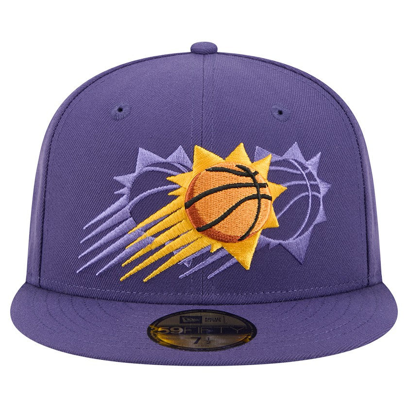 Phoenix Suns Tri-Hit 59Fifty Fitted Hat Purple - New Era