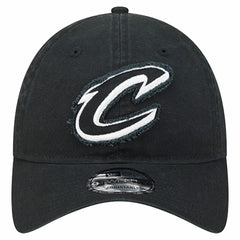 Cleveland Cavaliers Stamp Fabric Applique 9TWENTY Adjustable Hat Black - New Era