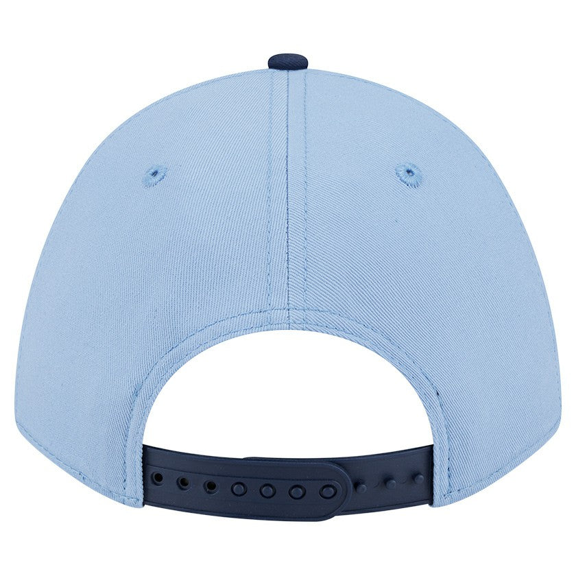 Memphis Grizzlies Bold Arch COOLERA 9FORTY A-Frame M-Crown Adjustable Hat Light Blue - New Era